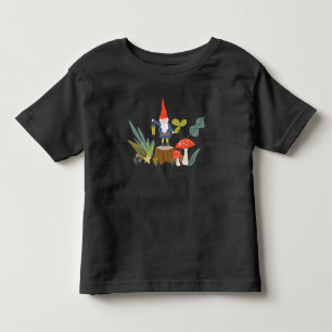 Camiseta De Bebé Woodland Gnome y Mushroom
