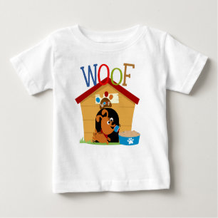 Camiseta De Bebé Woof Dog