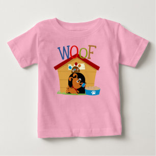 Camiseta De Bebé Woof Dog