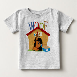 Camiseta De Bebé Woof Dog