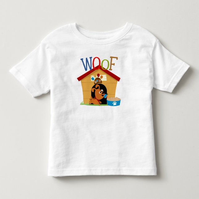 Camiseta De Bebé Woof Dog (Anverso)