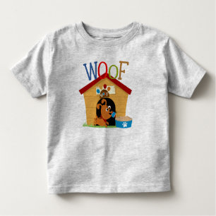 Camiseta De Bebé Woof Dog