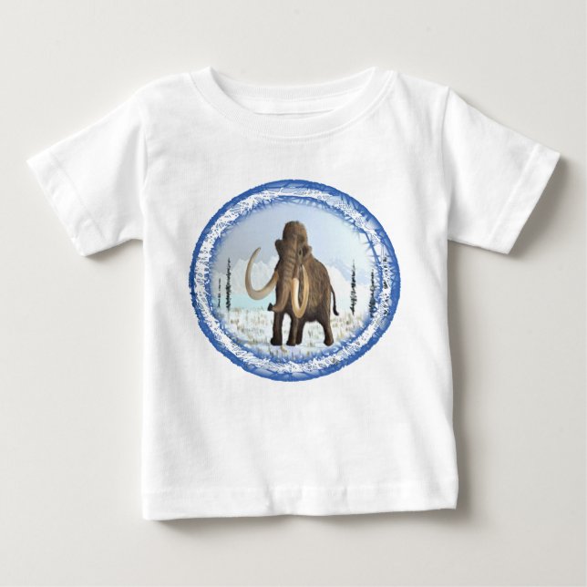 Camiseta De Bebé Wooly Mammoth (Anverso)