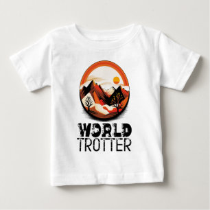 Camiseta De Bebé World Trotter - Aventura en el Horizonte