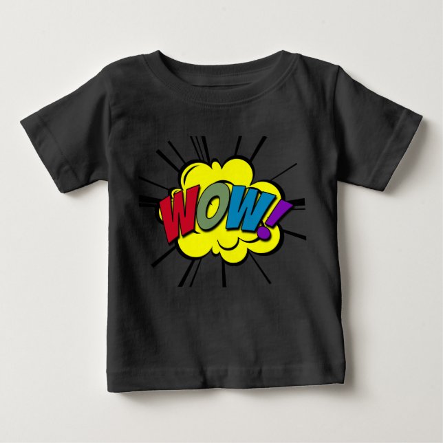 CAMISETA DE BEBÉ WOW! (Anverso)