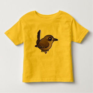 Camiseta De Bebé Wren del eurasiático de Birdorable
