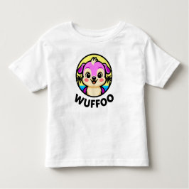 Camiseta De Bebé Wuffoo Adventures Cute Kawaii Puppy animation logo