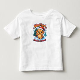 Camiseta De Bebé Wuffoo Roony Feliz Navidad Kawaii 3D Fiesta