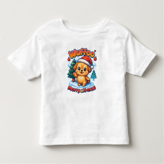 Camiseta De Bebé Wuffoo Roony Merry X-mas Kawaii 3D Holiday