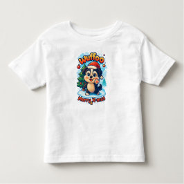 Camiseta De Bebé Wuffoo Surffie Merry X-mas Kawaii 3D Holiday