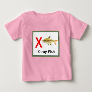 Camiseta De Bebé X es para peces de rayos X