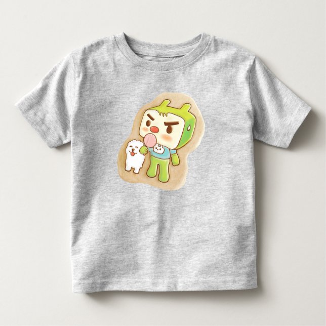 Camiseta De Bebé XiaoTieJun Gritando cookies (Anverso)