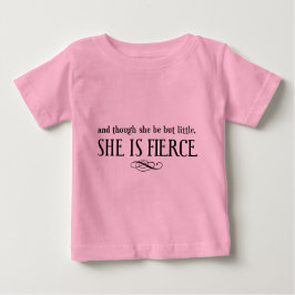 Camiseta De Bebé Y aunque sea pequeña, es feroz.