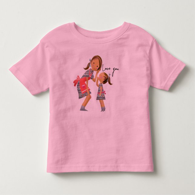 camiseta de bebé y niño pequeño amor (Anverso)