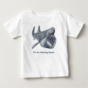 Camiseta de bebé y niños de tiburón peregrino