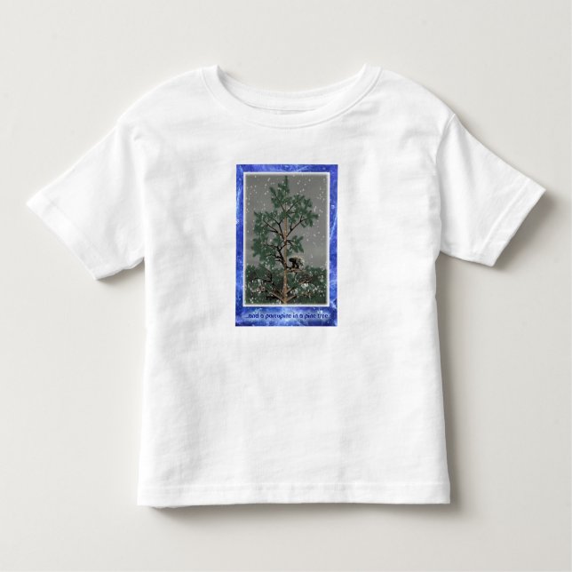 Camiseta De Bebé Y Un Porcupine En Un Árbol De Pino (Anverso)