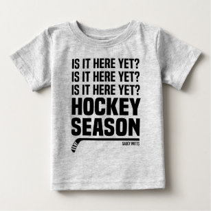 Camiseta De Bebé ¿Ya está aquí el bebé de temporada de hockey