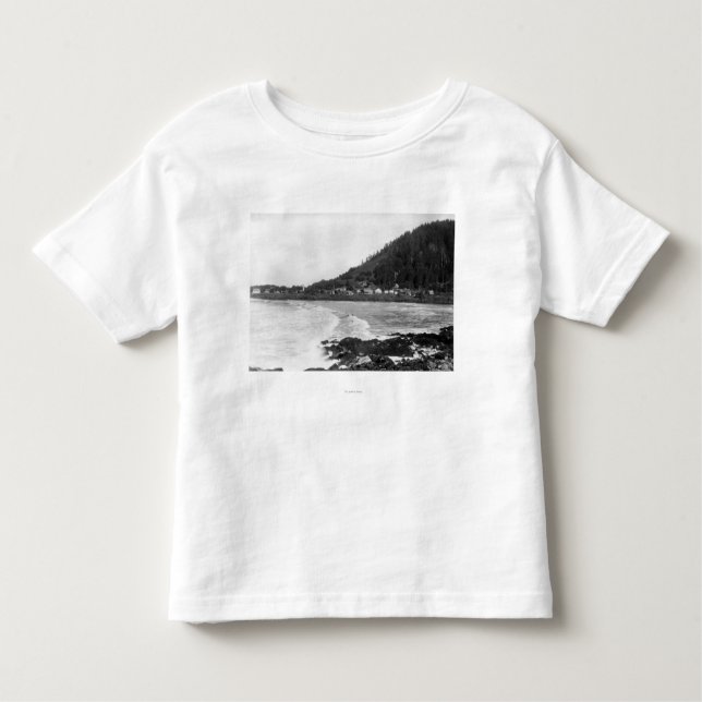 Camiseta De Bebé Yachats, opinión de la ciudad de Oregon y (Anverso)