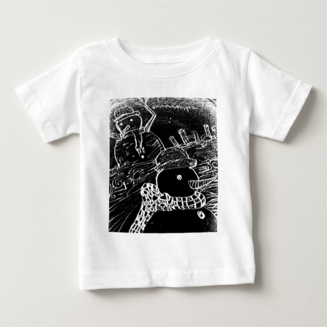 Camiseta De Bebé yaie snow guardian (Anverso)