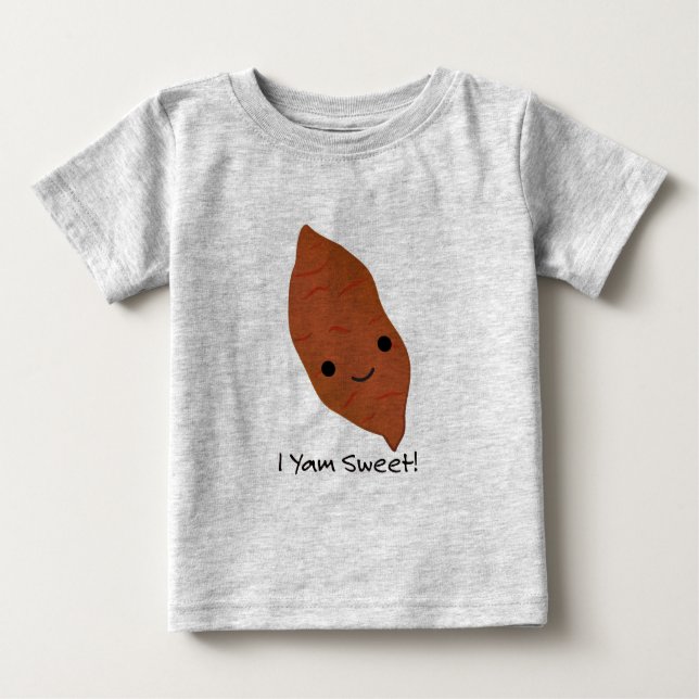 Camiseta De Bebé Yam Sweet Potato (Anverso)