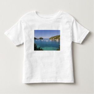 Camiseta De Bebé Yates de anclaje, Lakka, Paxos, Grecia