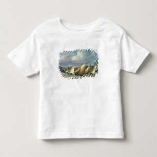 Camiseta De Bebé Yates de comenzar de la flota del Cumberland