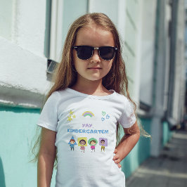 Camiseta De Bebé ¡Yay Kindergarten! Menores sin diferencias de géne