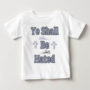 Camiseta De Bebé Ye Se Odiará Cita Bíblica