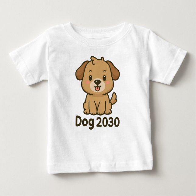 Camiseta De Bebé Year of the Dog 2030 (Anverso)