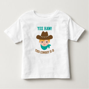 Camiseta De Bebé Yee Haw, el niño dulce tiene 2 años