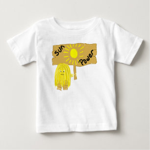 Camiseta De Bebé Yellow Sun Power