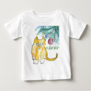 Camiseta De Bebé Yellow Tiger Kitty... should I?