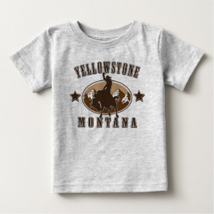 Camiseta De Bebé Yellowstone Montana