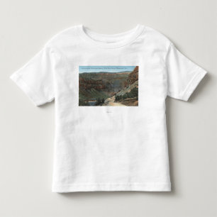 Camiseta De Bebé Yellowstone, WY - carretera de Yellowstone y