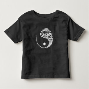 Camiseta De Bebé Yin Yang Bonsai Árbol Budista Japonés Zen