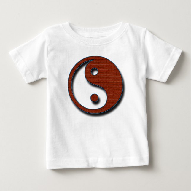 Camiseta De Bebé Yin Yang de Shirley Taylor (Anverso)