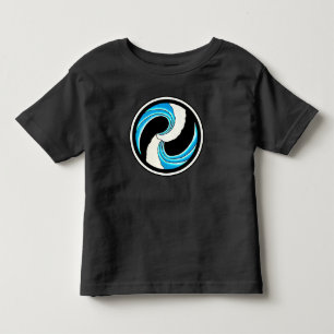 Camiseta De Bebé Yin Yang Waves