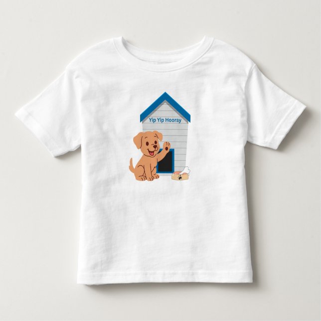 Camiseta De Bebé Yip Yip Hooray (Anverso)