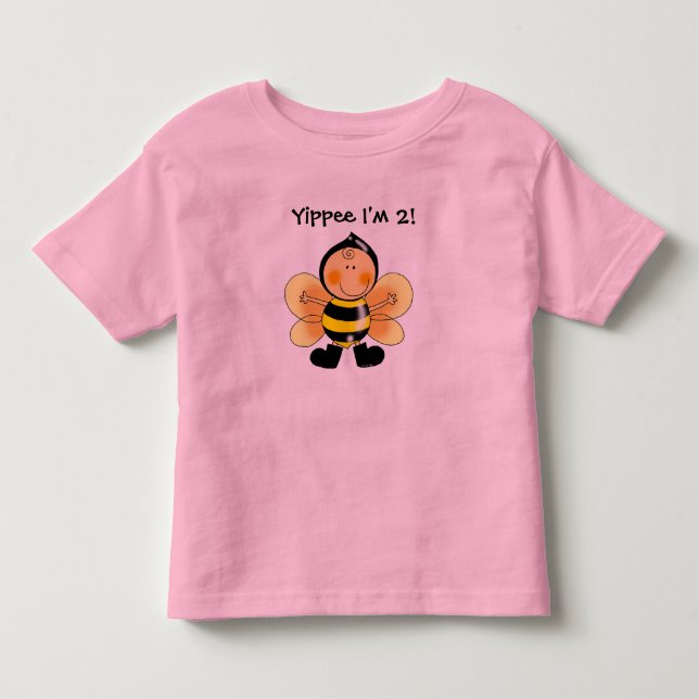 Camiseta De Bebé ¡Yippee tengo 2 años! (Anverso)