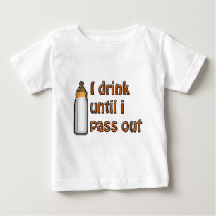 Camiseta De Bebé Yo bebo leche