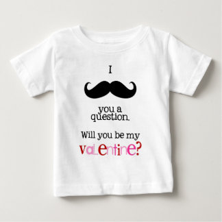 Camiseta De Bebé yo bigote una pregunta