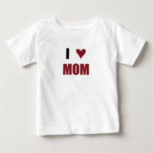 Camiseta De Bebé Yo corazón a mamá Toddler Tee