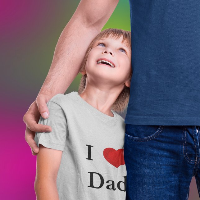 Camiseta De Bebé Yo corazón a papá (Subido por el creador)