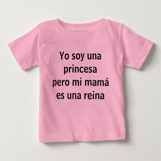 Camiseta De Bebé yo soy una princesa (Anverso)