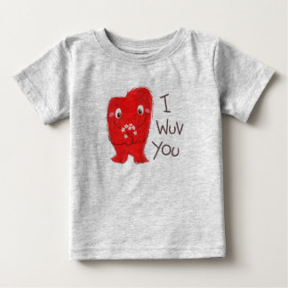 Camiseta De Bebé Yo Wuv You Tee