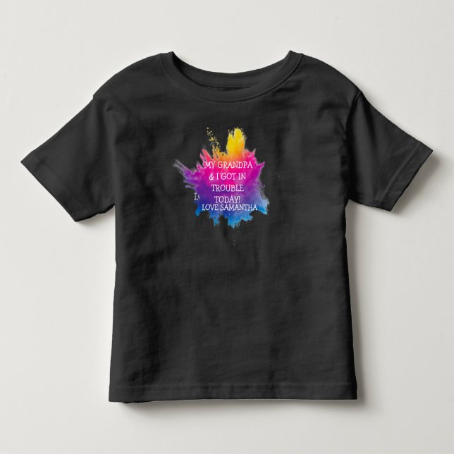 CAMISETA DE BEBÉ YO Y MI ABUELO (Anverso)