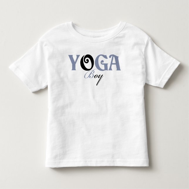 Camiseta De Bebé Yoga para el deporte y los niños. (Anverso)