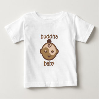 Camiseta De Bebé Yoga Speak Baby : Buddha Baby Face - Flesh