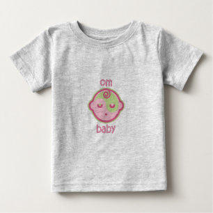 Camiseta De Bebé Yoga Speak Baby : Om Baby