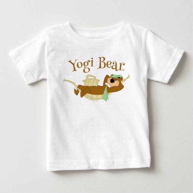 Camiseta De Bebé Yogi Bear Picnic Hammock Nap Time (Anverso)
